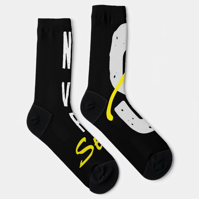 Motivational Crew Socks Positive Energy Streetwear Socken (Rechts)