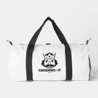 Motivational Crushing It Daily Hustle Mindset Succ Duffle Bag