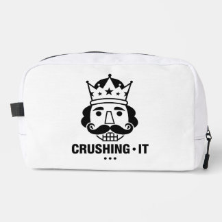 Motivational Crushing It Daily Hustle Mindset Succ Waschbeutel