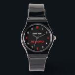 Motivational Fitness Armbanduhr<br><div class="desc">Modern motivational watch designed to inspire focus and energy during workouts. The clean and dynamic design features bold typography and high-contrast numbers, making the time easy to read even during intense training. The motivational words like Focus, Energy, and Push create a powerful reminder to stay determined and keep moving toward...</div>