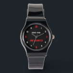 Motivational Fitness Armbanduhr<br><div class="desc">Modern motivational watch designed to inspire focus and energy during workouts. The clean and dynamic design features bold typography and high-contrast numbers, making the time easy to read even during intense training. The motivational words like Focus, Energy, and Push create a powerful reminder to stay determined and keep moving toward...</div>