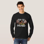 Motivational Graphic Long Sleeve T-Shirt for Men<br><div class="desc">Break limits and unlock your potential with this powerful Free Your Mind graphic long sleeve T-shirt. Featuring a bold brain illustration with strong typography, this design represents creativity, independent thinking, and mental strength. Perfect for thinkers, creatives, entrepreneurs, and anyone who believes in pushing boundaries and expanding their mindset. Great for...</div>