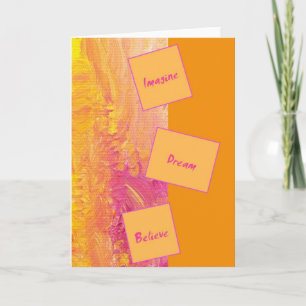 Motivational Greeting Card Karte