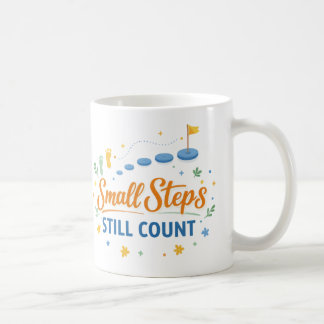 Motivational Growth Quote Typography Kaffeetasse