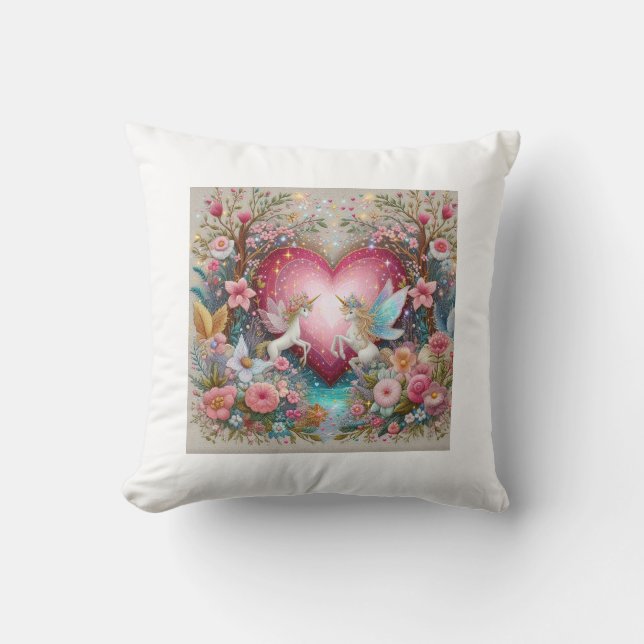 Motivational Happy Cute Valentine Coussins (Recto)