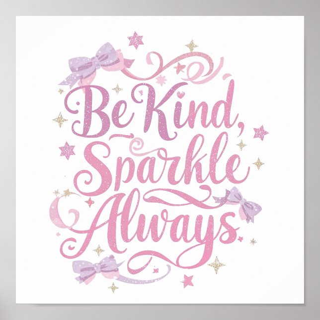 Motivational Kindness and Saying Poster (Vorne)