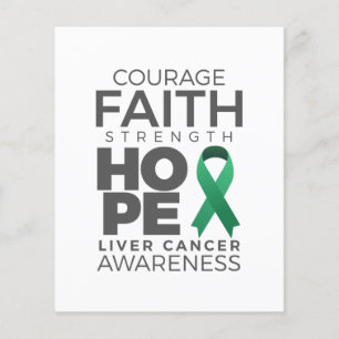 Motivational Liver Cancer Awareness Sayings Flyer