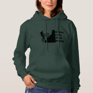 Motivational Mountainbiken - Lustiges Fahrrad-Zita Hoodie