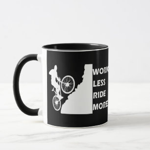 Motivational Mountainbiken - Lustiges Fahrrad-Zita Tasse