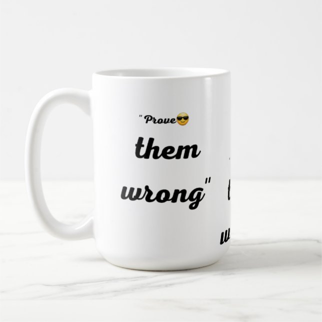 Motivational mug kaffeetasse (Links)