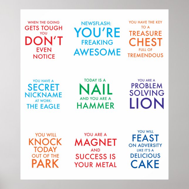 Motivational Poster (Vorne)