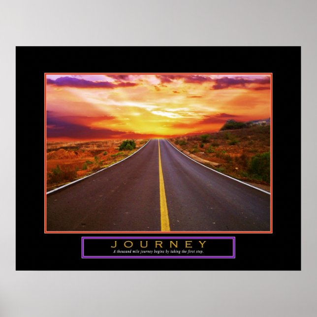 Motivational Poster "Journey" 22"x28" (Vorne)