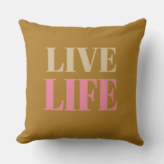 Motivational quote encouraging positivity kissen (Vorderseite)
