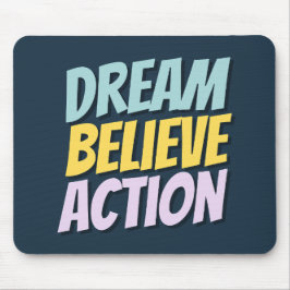 Motivational Quote Mousepad 