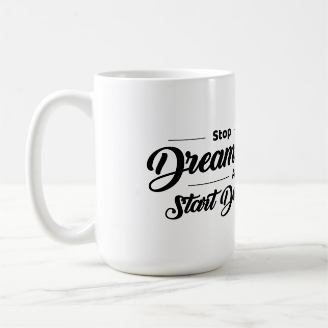  Motivational Quote Mug with Eagle Kaffeetasse (Links)