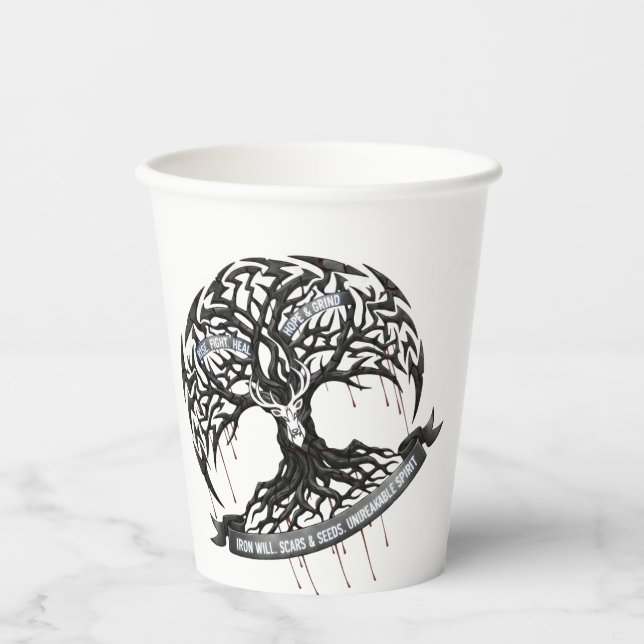 Motivational Quote Small Plastic Cup Pappbecher (Vorderseite)