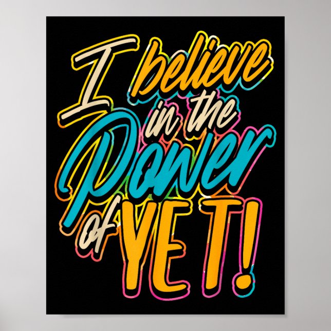 Motivational Quotes Inspirational Saying Message U Poster (Vorne)