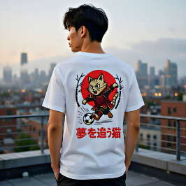 Motivational Samurai Cat - Gift for Anime & Sports Tri-Blend Shirt