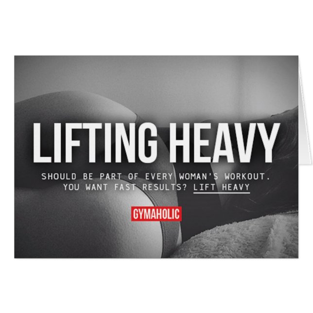 Motivationales Fitness Gym (Vorderseite (Horizontal))