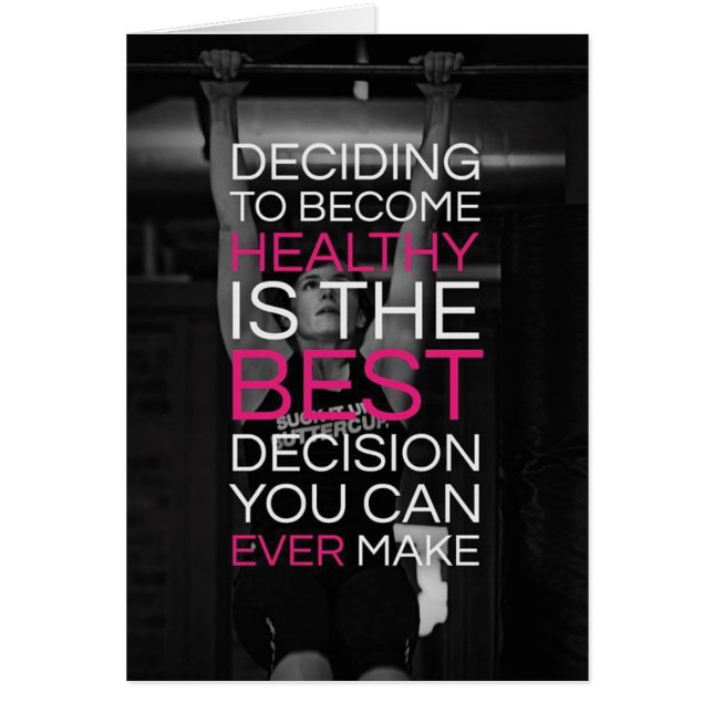 Motivationales Fitness Gym (Vorne)