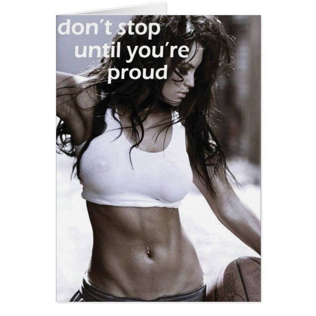 Motivationales Fitness Gym (Vorne)