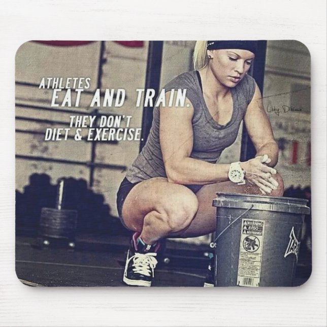 Motivationales Fitness Gym Mousepad (Vorne)