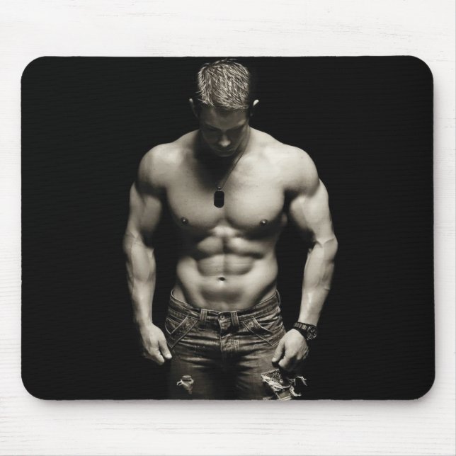Motivationales Fitness Gym Mousepad (Vorne)