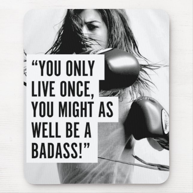 Motivationales Fitness Gym Mousepad (Vorne)