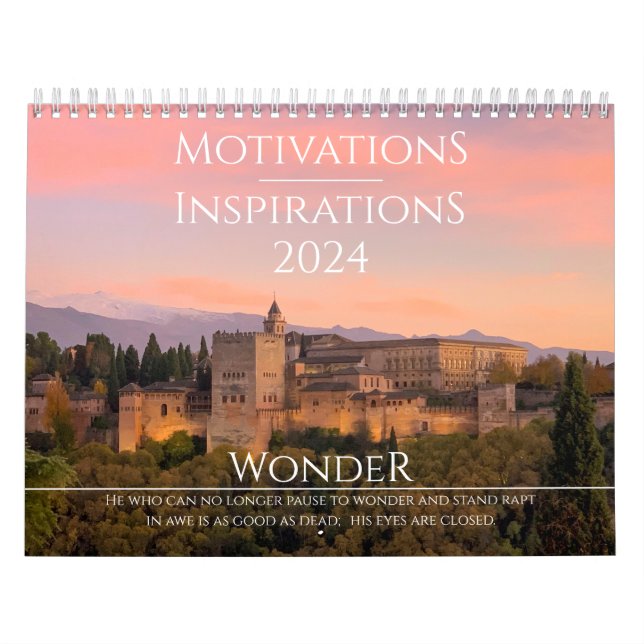 Motivationen / Inspirationen 2024 Kalender (Titelbild)