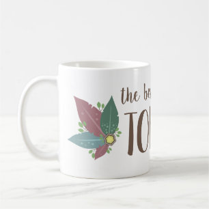 Motivationnel calligraphie plume gemme mug