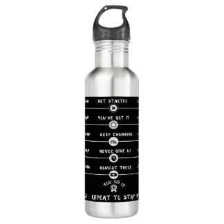 Motivationnel Temps Marker Bouteille d'eau | Hydra