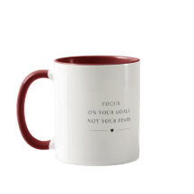 „Motivations-Minimalisten-Tasse – Konzentriere dic