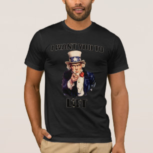 Motivations-Onkel Sam will, dass du stemmst T-Shirt