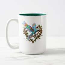 Motivations-Papageien-Tasse - Aufschwung