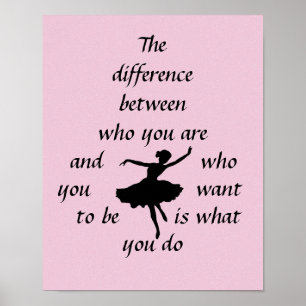 "Motivations-Tänzer" Poster