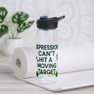 Motivations-Wasserflasche für Fitness Trinkflasche