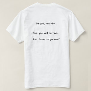 Motivations-Zitat-T-Shirt - Einzigartiges Welt-Des T-Shirt