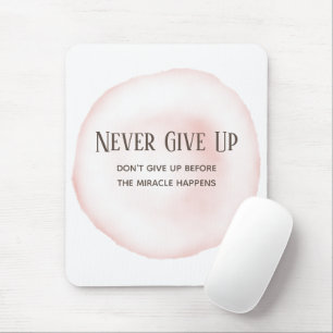 Motivationsangebot für Aquarellpinken Mousepad