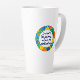 Motivationsbecher – Die Reise Gestaltung verbesser Milchtasse