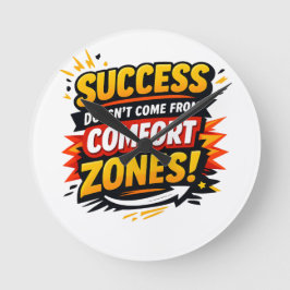 Motivationsdesign Runde Wanduhr