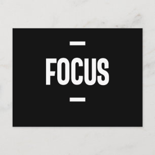 Motivationsgeschenk für Unternehmer - Fokus Postkarte