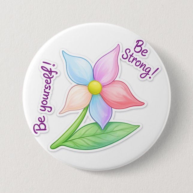 Motivationsnadel Button (Vorderseite)
