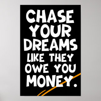 Motivationsplatte Poster