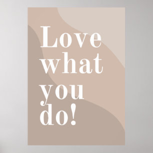 Motivationsposter mit Zitat Poster
