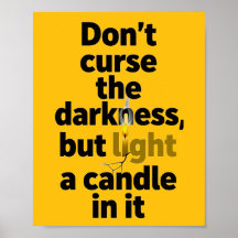 Motivationsposter mit Zitat