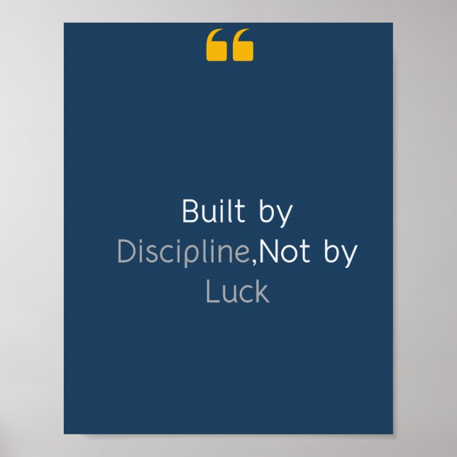 Motivationsposter Poster (Vorne)