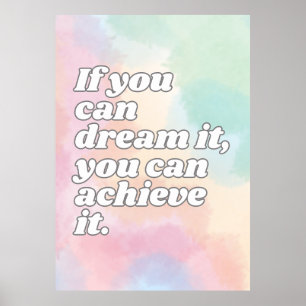 Motivationsposter Poster