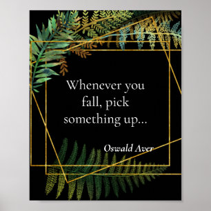 Motivationssatz für Klassenzimmer oder Büroposter Poster