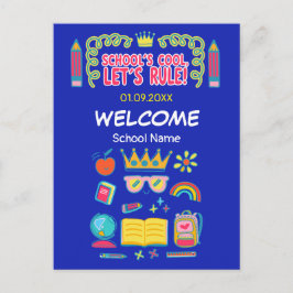 Motivationsziffer "Die coole Regel des lassend" Postkarte