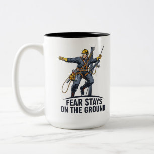 Motivationszitat für Versorgungsarbeiter Zweifarbige Tasse